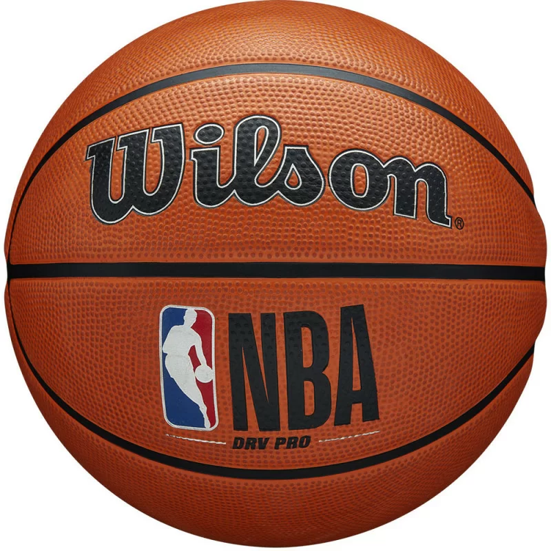 Реальное фото Мяч баскетбольный Wilson NBA DRV Pro размер №7 резина оранжевый WTB9100XB07 от магазина СпортЕВ