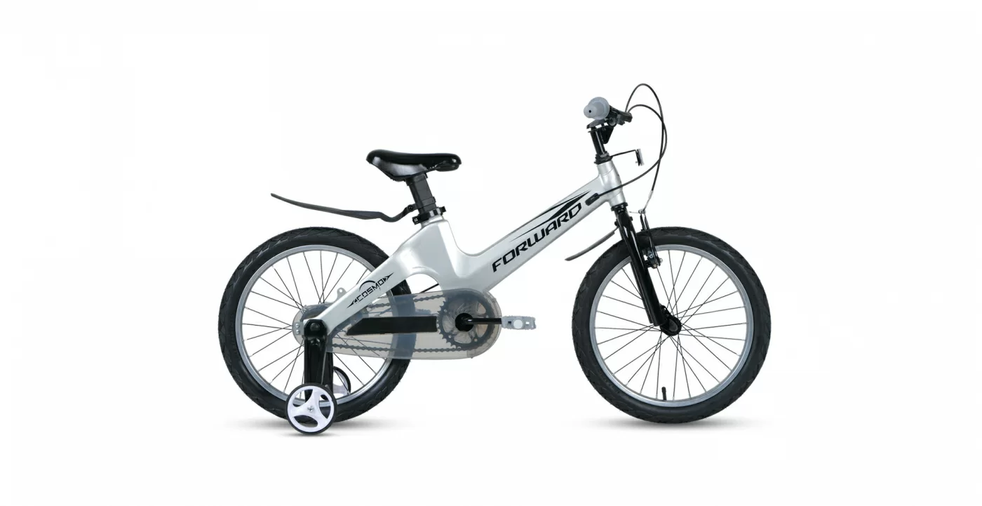 Реальное фото Велосипед Forward Cosmo 18 2.0 (1ск) (2021) серый от магазина СпортЕВ