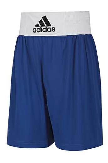 Реальное фото Трусы боксерские Adidas Base Punch Short синий V14111 от магазина Спортев