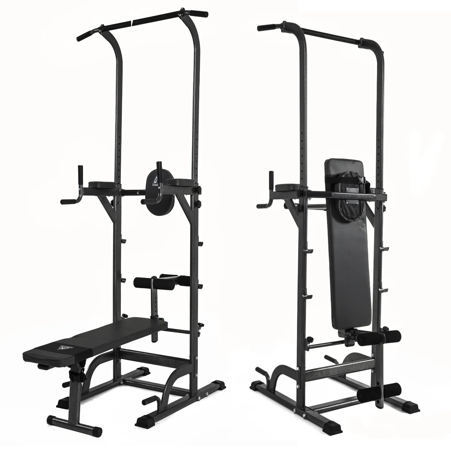 Реальное фото Турник-брусья со скамьей DFC Power Tower G003 от магазина Спортев