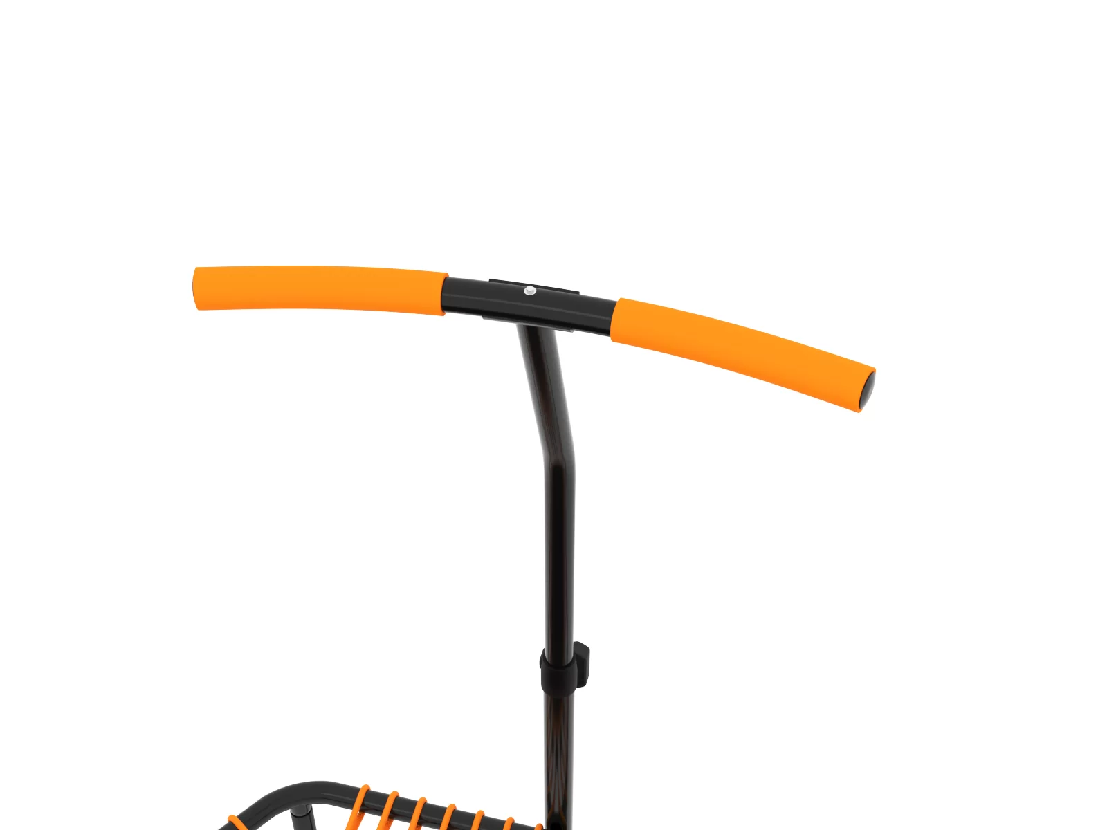 Реальное фото Батут спортивный UNIX Line FITNESS Orange (130 cm) от магазина Спортев