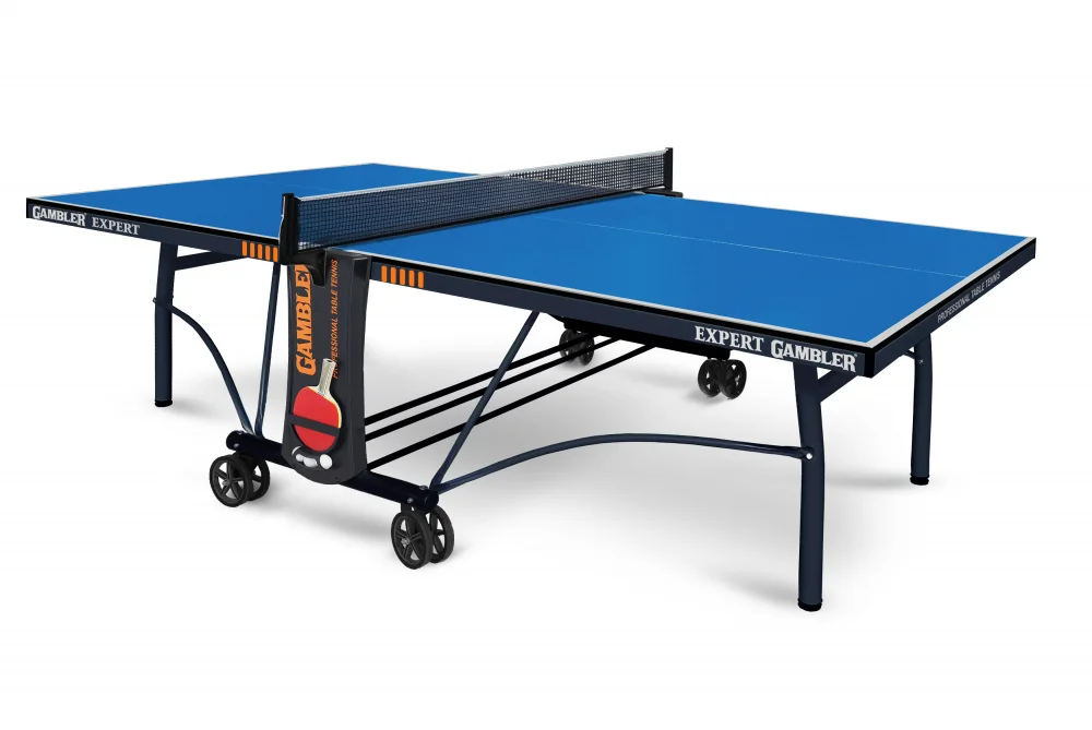 Реальное фото Стол теннисный Edition Expert Синий от магазина Спортев