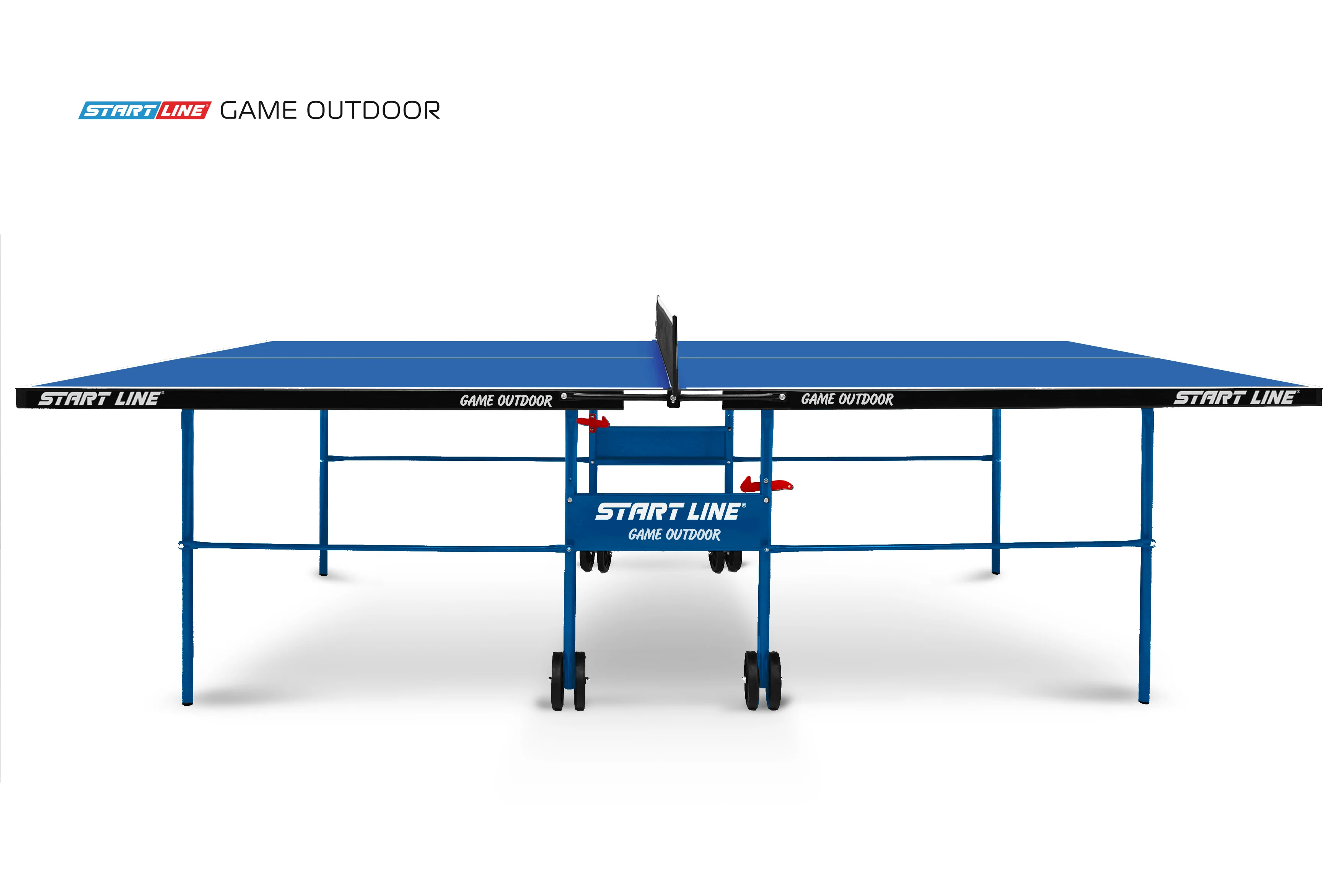 Реальное фото Стол теннисный Game 6 Всепогодный с сеткой Синий от магазина Спортев