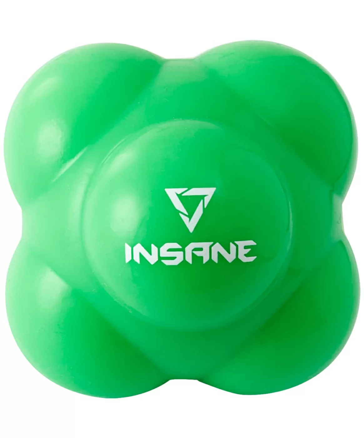 Реальное фото Мяч для трен. реакции Insane IN22-RB100 диам. 6,8 см силикагель зеленый 20909 от магазина СпортЕВ