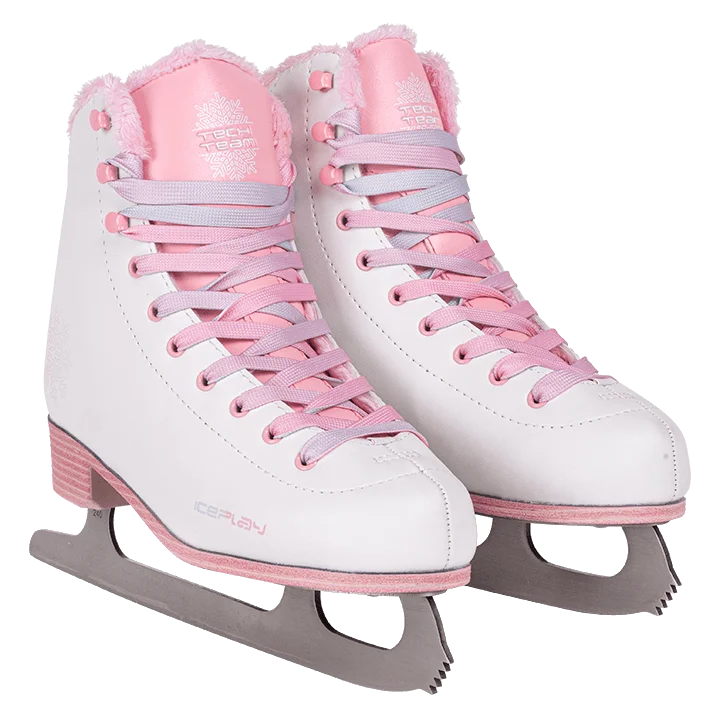 Реальное фото Коньки фигурные TechTeam IcePlay от магазина Спортев