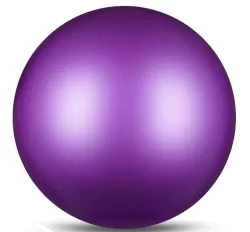 Мяч для художественной гимнастики 19 см 400 г Indigo металлик фиолетовый IN329