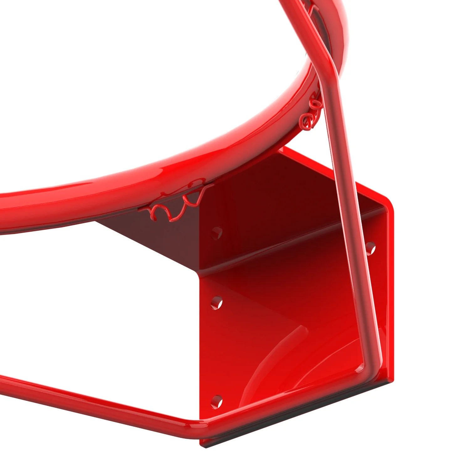 Реальное фото Кольцо баскетбольное DFC R2 45см (18") оранж./красное от магазина Спортев