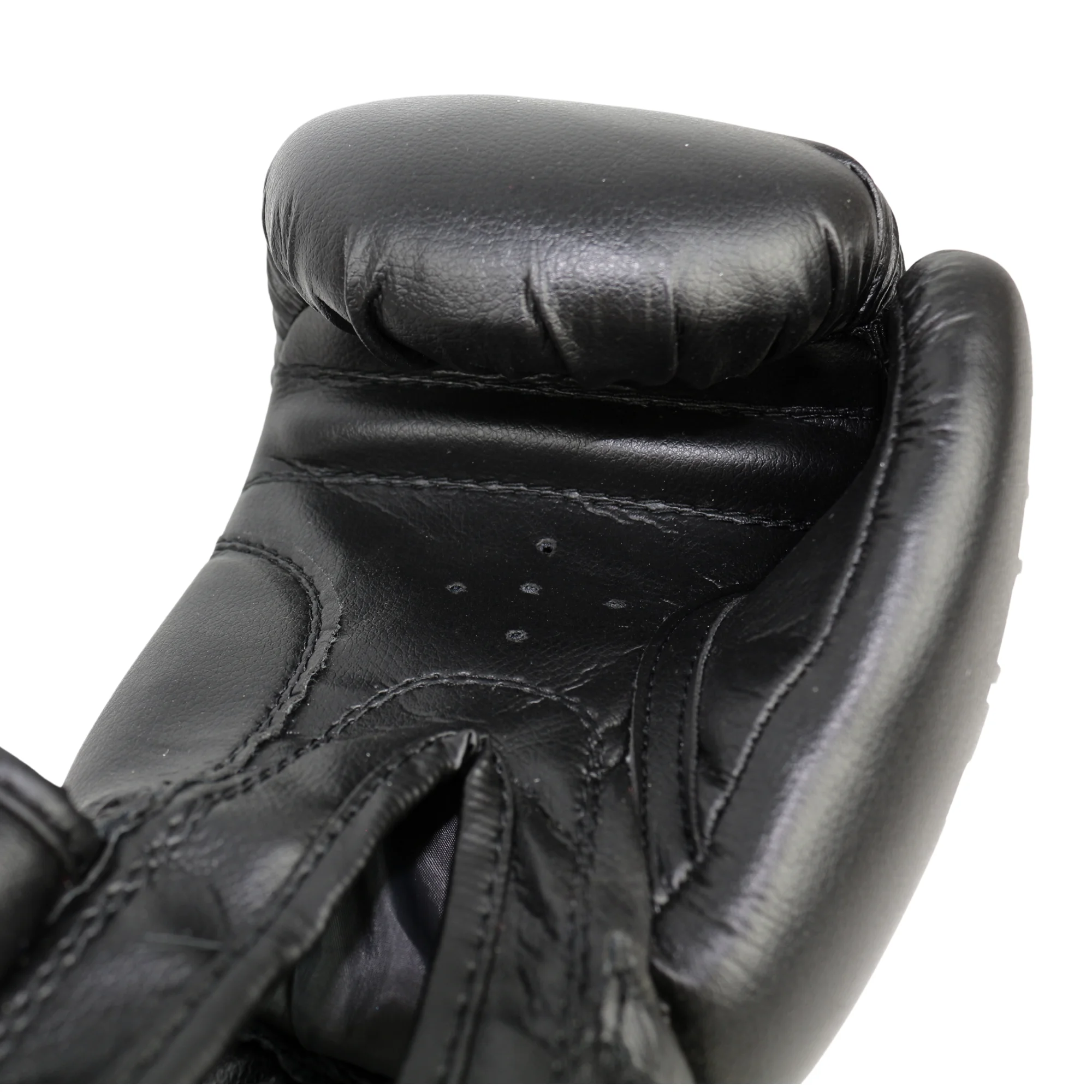 Реальное фото Перчатки боксерские OxxFire Start черные 4492 от магазина Спортев