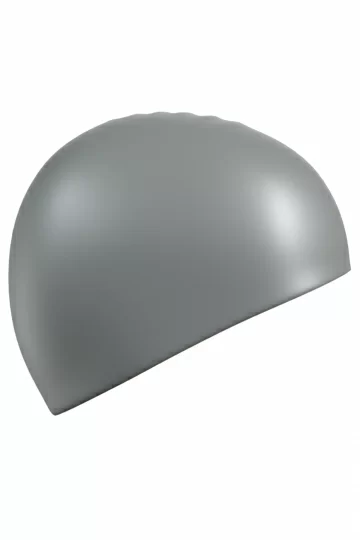 Реальное фото Шапочка для плавания Mad Wave Standard Silicone Cap серебро 9973 0 12 от магазина Спортев