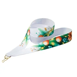 Лента для медали Новогодняя (1-сторонняя, 25 мм)