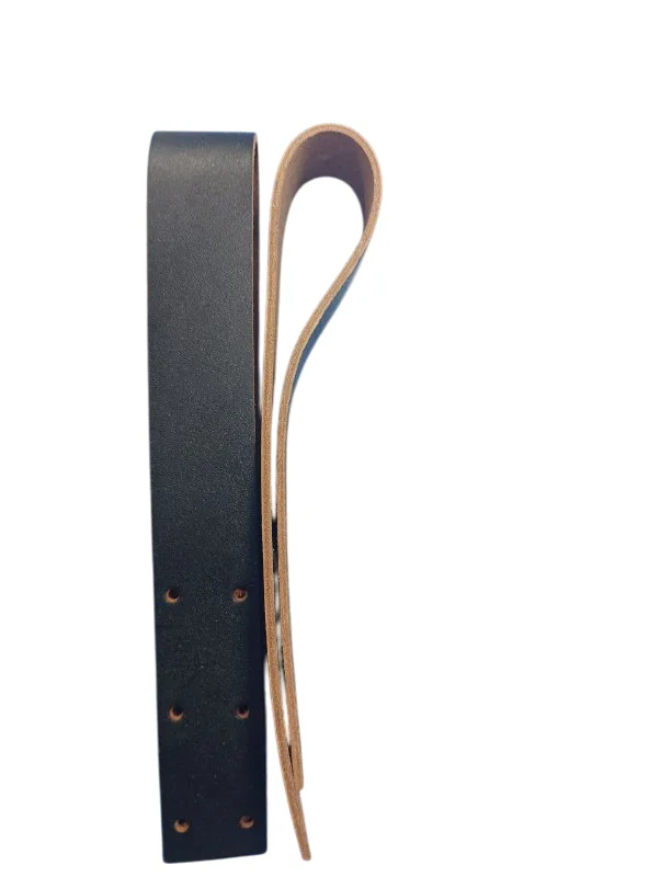 Реальное фото Ремень носковый охотничий кожа 35*500 мм, пара от магазина Спортев