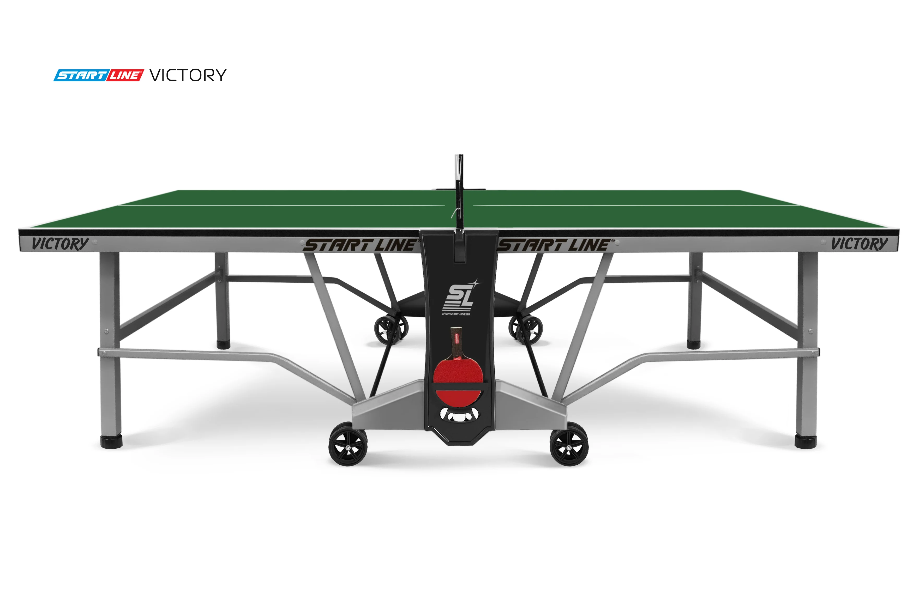 Реальное фото Стол теннисный VICTORY Зелёный от магазина Спортев