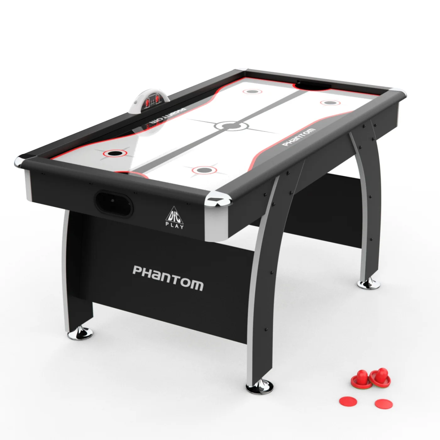 Реальное фото Игровой стол - аэрохоккей DFC PHANTOM 60" AT-250 от магазина Спортев