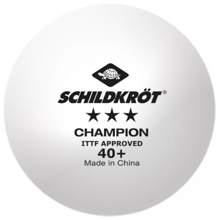 Реальное фото Мяч для настольного тенниса Donic-Schildkrot Champion ITTF белый (1 шт.) 16062/1 от магазина СпортЕВ