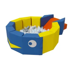 Сухой бассейн Romana «Кит» (стандартный), 300 шариков (Grey mix) ДМФ-МК-16.18.00 (стандартный)