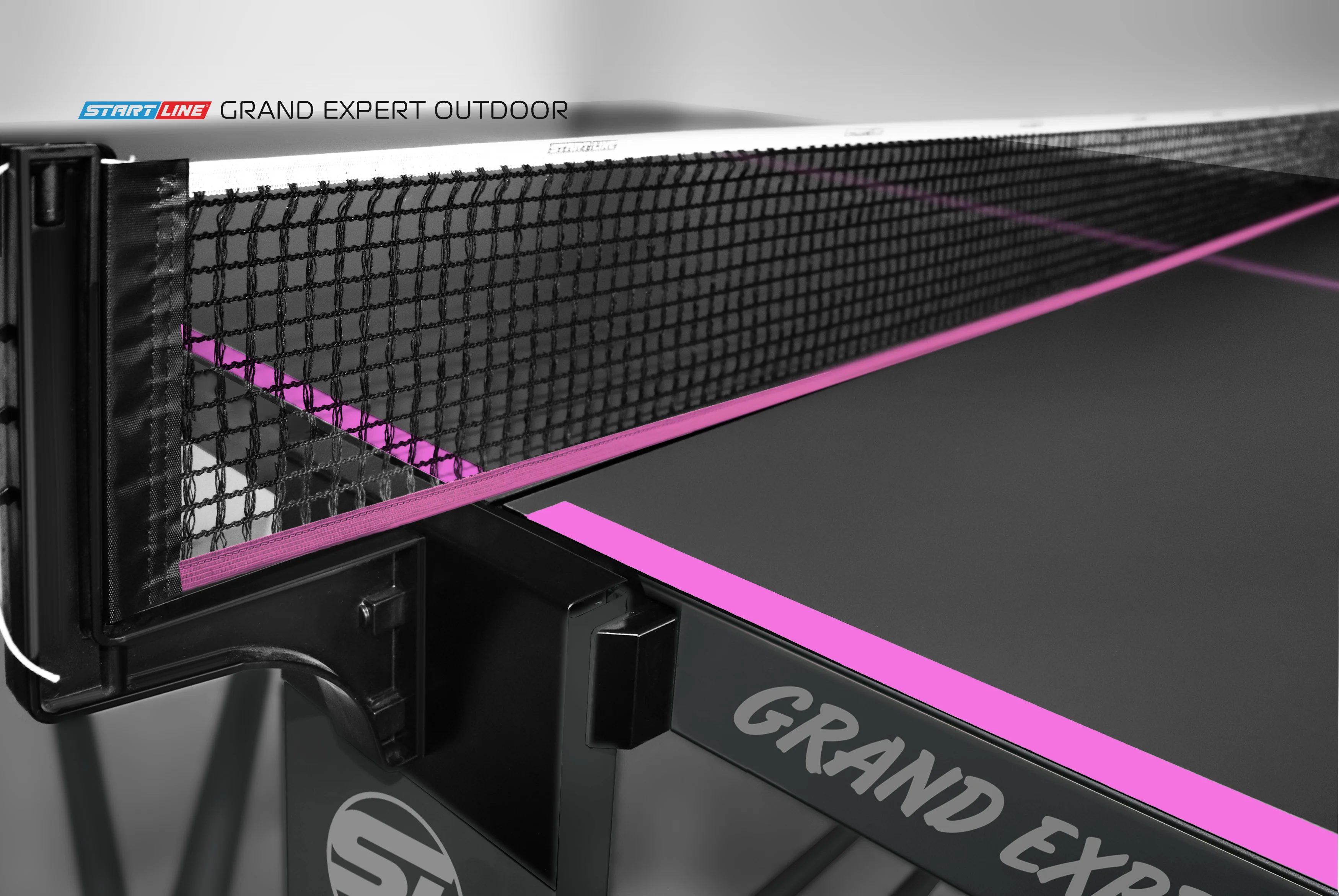 Реальное фото Стол теннисный GRAND EXPERT 4 Всепогодный Black от магазина Спортев