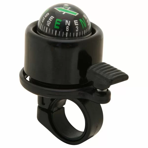 Реальное фото Звонок STG 14A-05 с компасом черный Х47242 от магазина Спортев