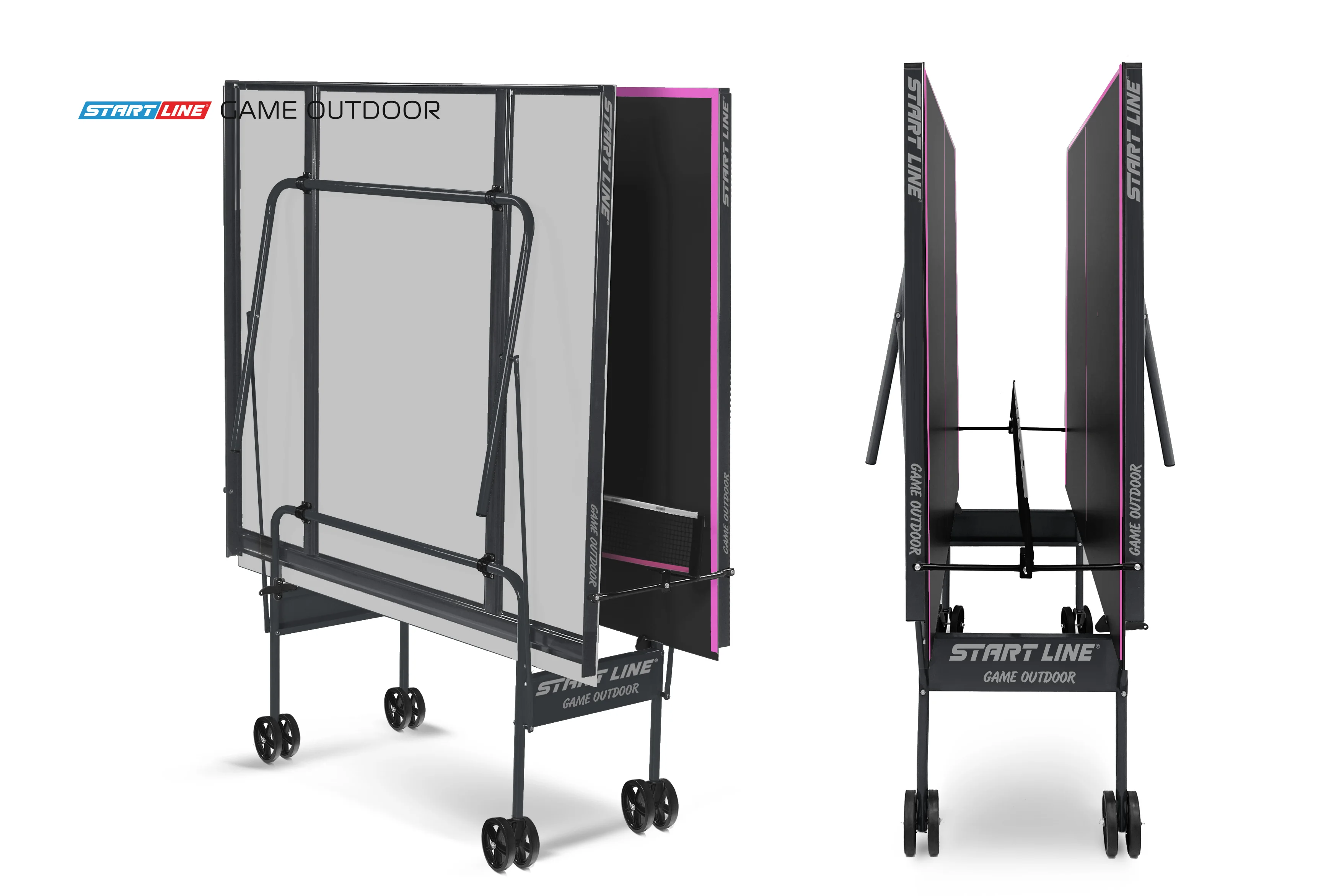 Реальное фото Стол теннисный Game Всепогодный с сеткой Black от магазина Спортев