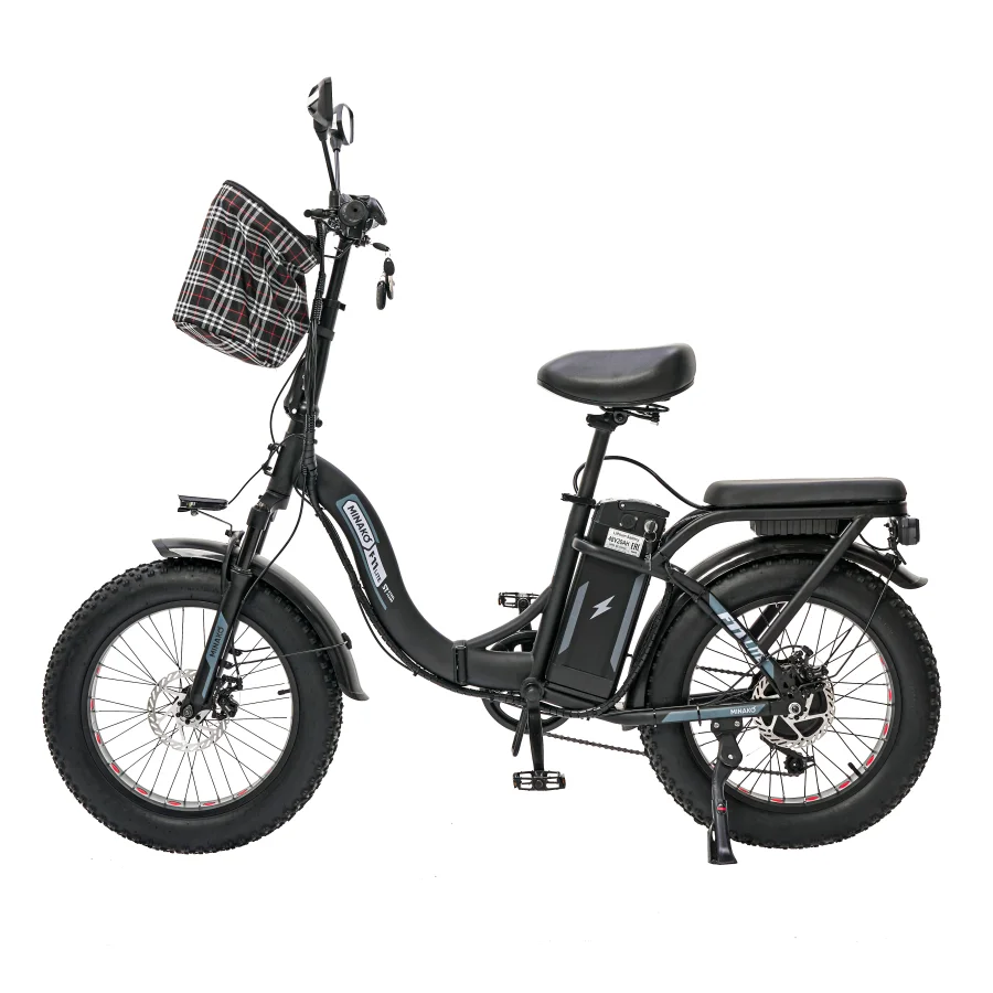 Реальное фото Электровелосипед Minako F11 LITE 48V 20 ah от магазина Спортев