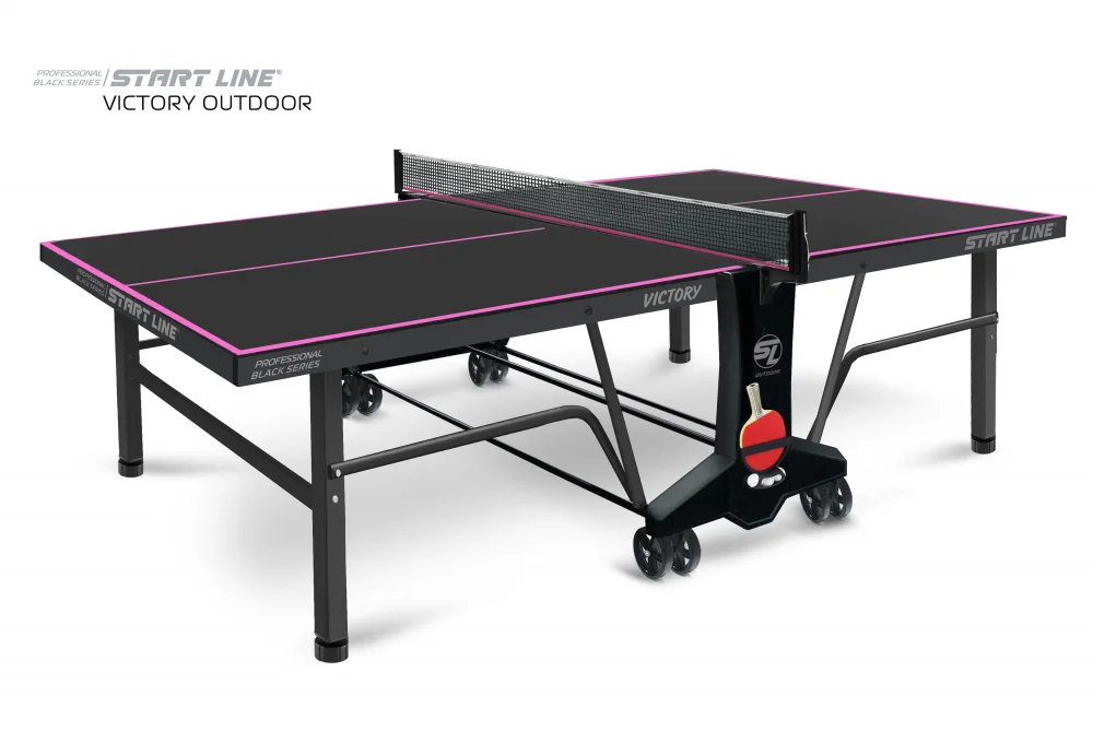 Реальное фото Стол теннисный VICTORY 6 Всепогодный Black от магазина Спортев