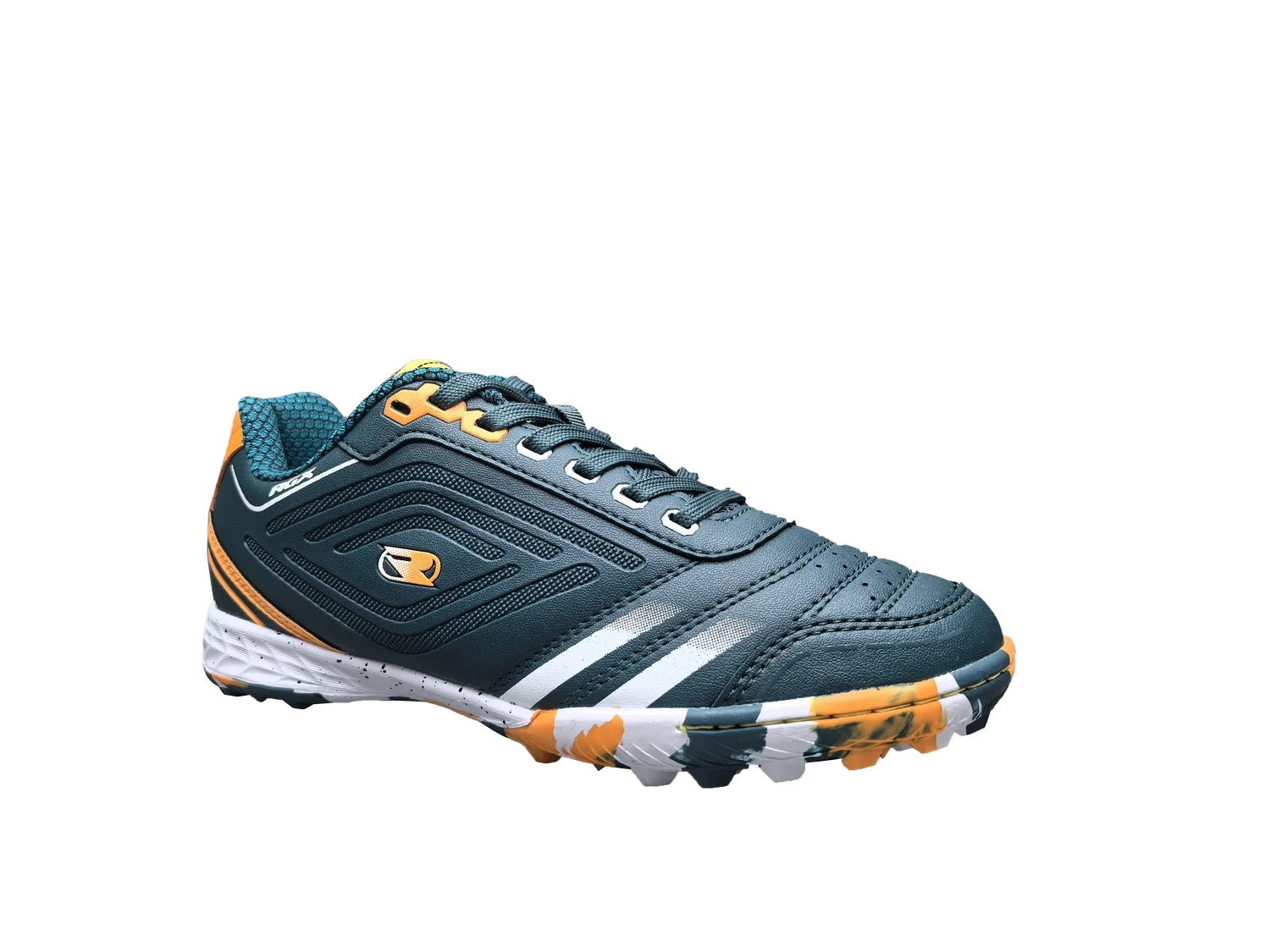 Реальное фото Бутсы SB-M-062 TF синий/оранжевый от магазина Спортев