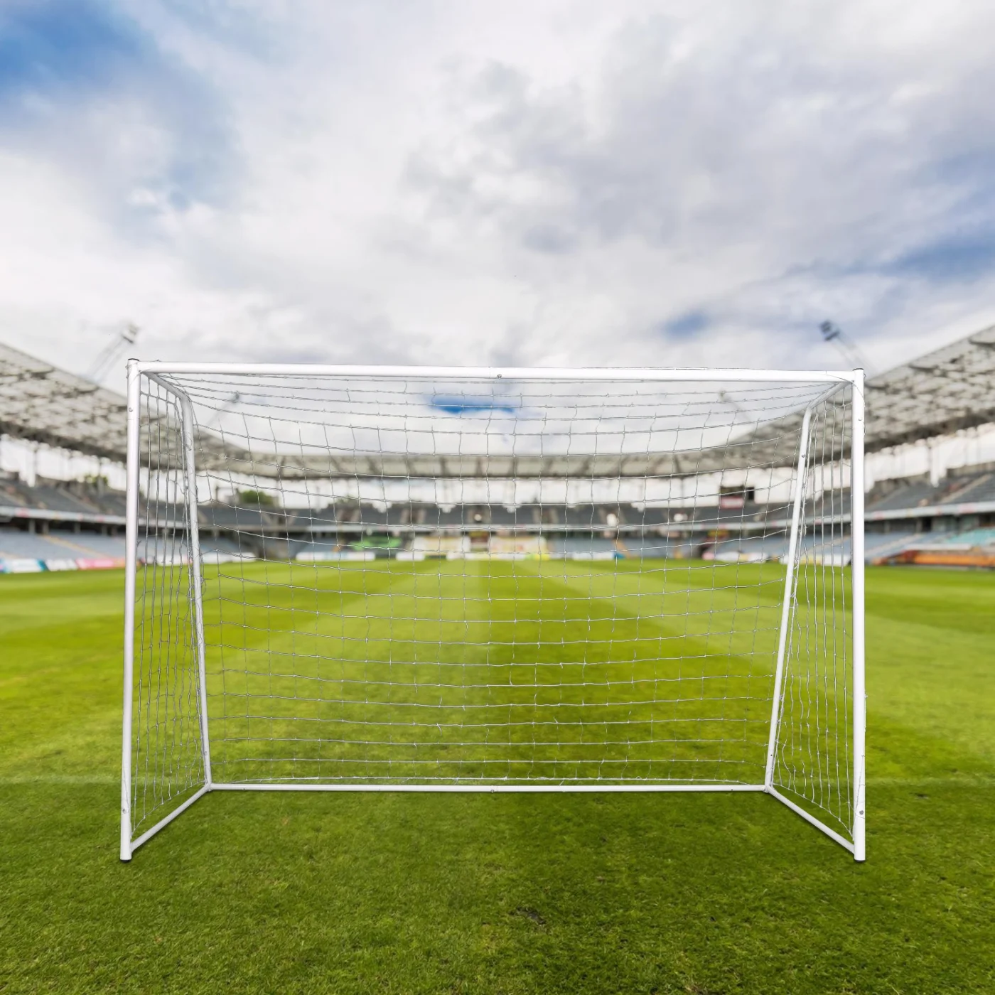 Реальное фото Ворота игровые DFC GOAL302 302x200x130cm от магазина Спортев