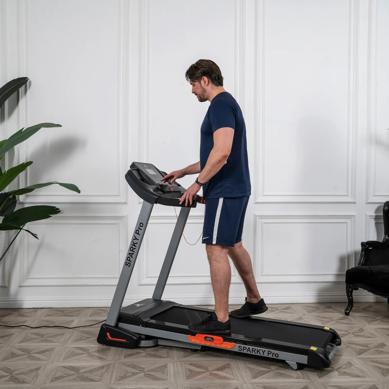 Реальное фото Беговая дорожка DFC SPARKY Pro T635 от магазина Спортев