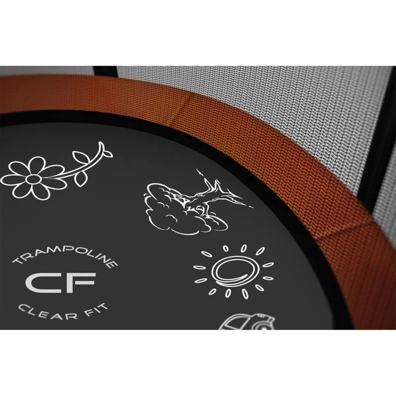 Реальное фото Каркасный батут Clear Fit FamilyHop 14Ft от магазина Спортев