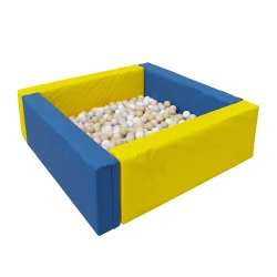 Сухой бассейн Romana «Лужайка» (сине-желтый), 300 шариков (Pastel mix) ДМФ-МК-06.13.00 (сине-желтый)