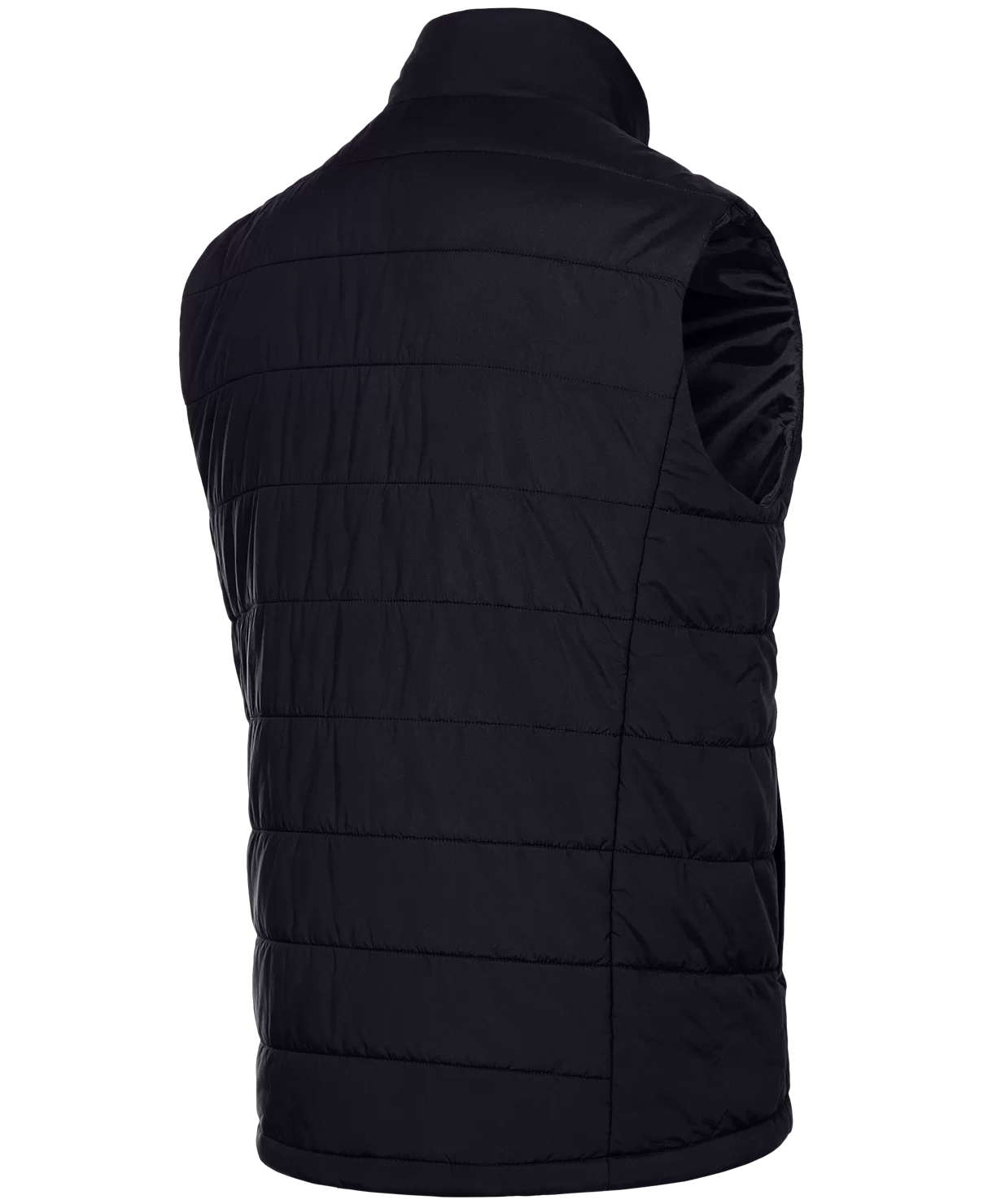Реальное фото Жилет утепленный ESSENTIAL Padded Vest 2.0, черный, детский Jögel от магазина СпортЕВ