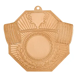 Медаль MZ 76-80/B (78х71мм, D-25мм, s-2,5мм)