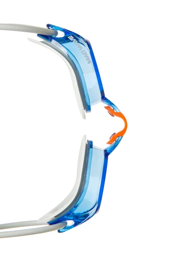 Реальное фото Очки для плавания Mad Wave Streamline стартовые бирюзовый M0457 01 0 16W от магазина Спортев