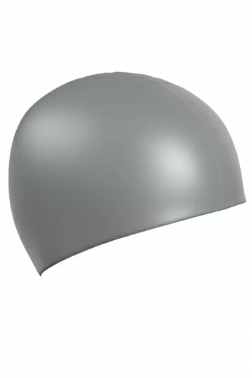 Реальное фото Шапочка для плавания Mad Wave Standard Silicone Cap серебро 9973 0 12 от магазина Спортев