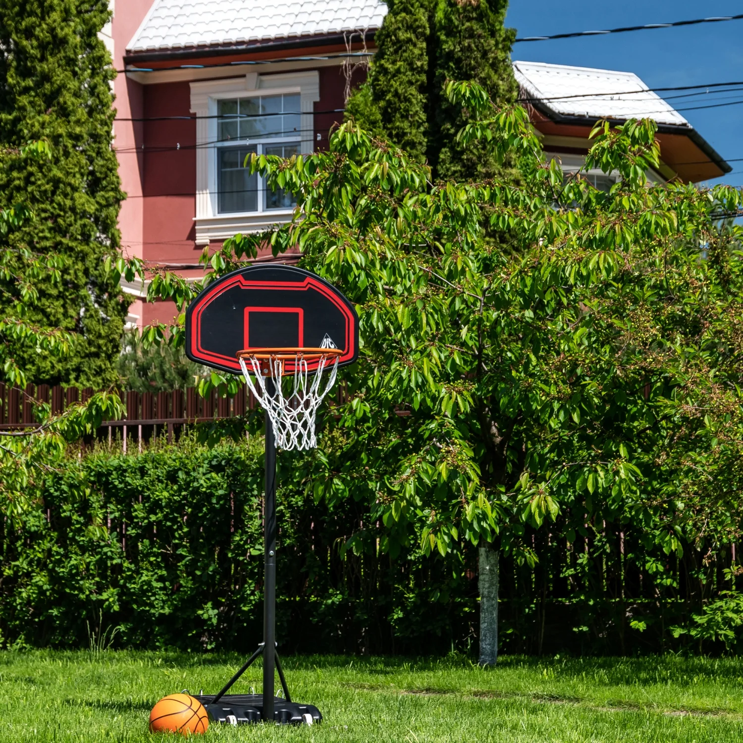 Реальное фото Мобильная баскетбольная стойка DFC KIDSC от магазина Спортев