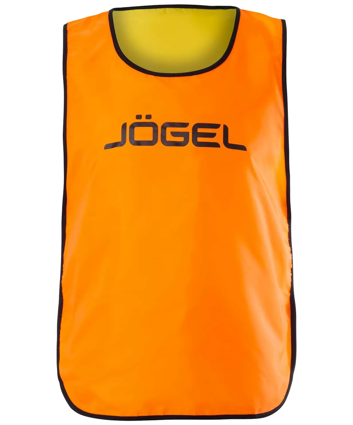 Реальное фото Манишка двухсторонняя Jogel Reversible Bib L оранжевый/лаймовый УТ-00018739 от магазина СпортЕВ