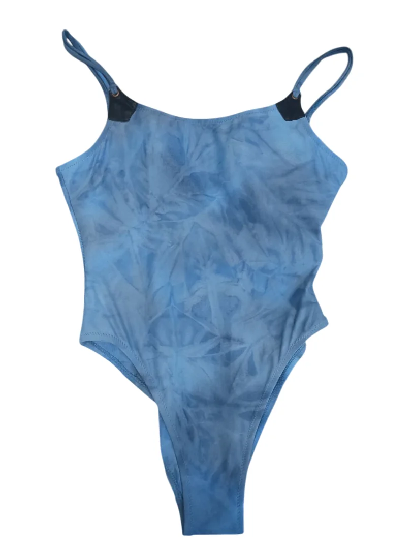 Реальное фото Купальник MarGen слитный синий 1-01 от магазина Спортев