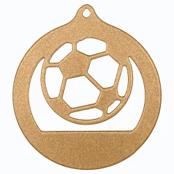 Медаль MZP 950-70/BM  футбол  (D-70 мм, s-2 мм)