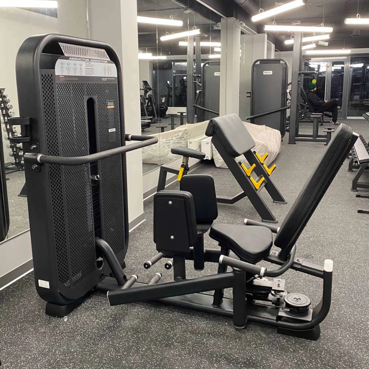 Реальное фото E7021JZ Сведение/Разведение ног сидя. Стек 135 кг от магазина Спортев