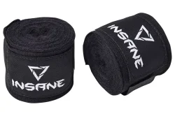 Бинты боксерские 4.5 м хлопок/нейлон Insane Cobra IN22-HW201 черный 0292