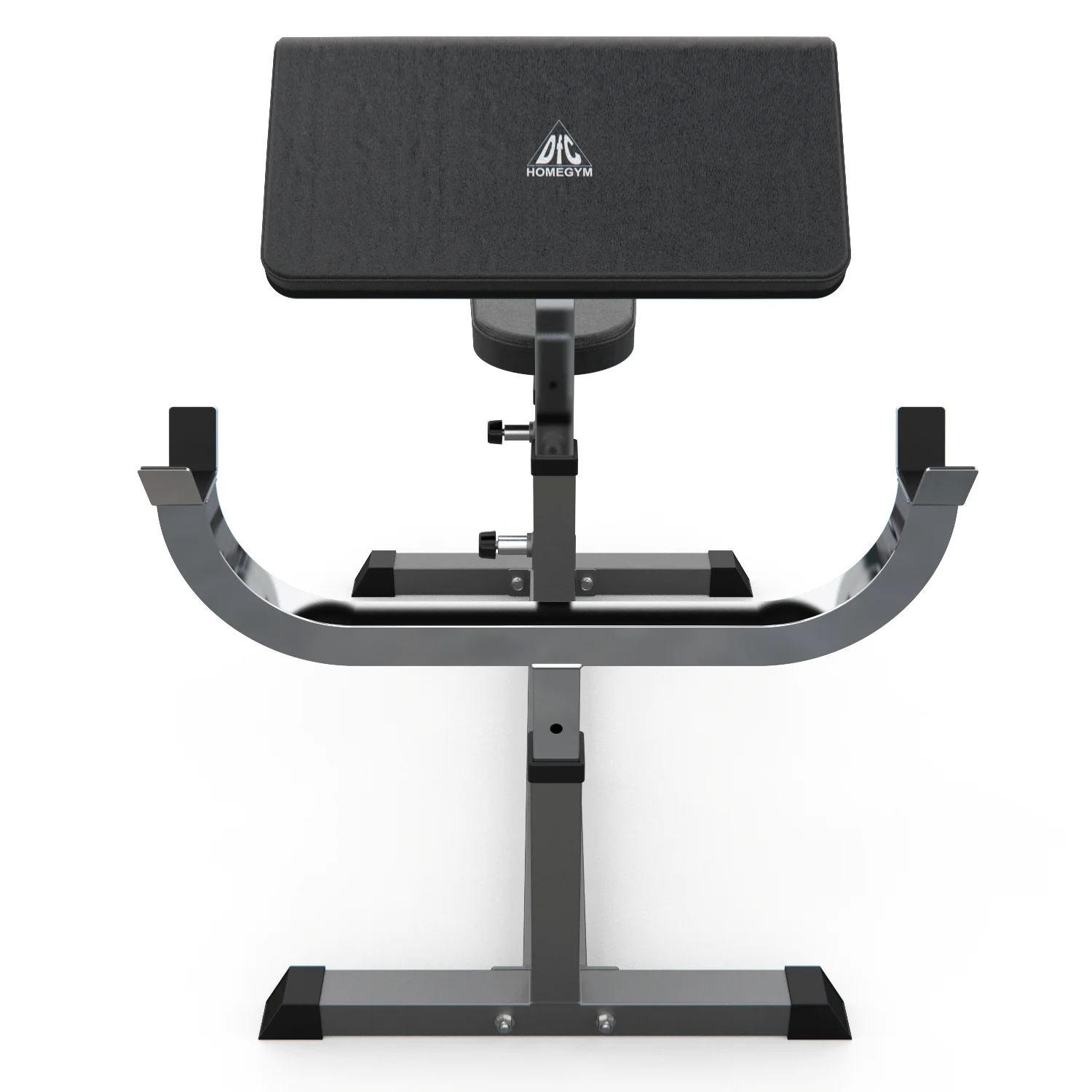 Реальное фото Скамья Скотта DFC Homegym UB009G серый от магазина Спортев