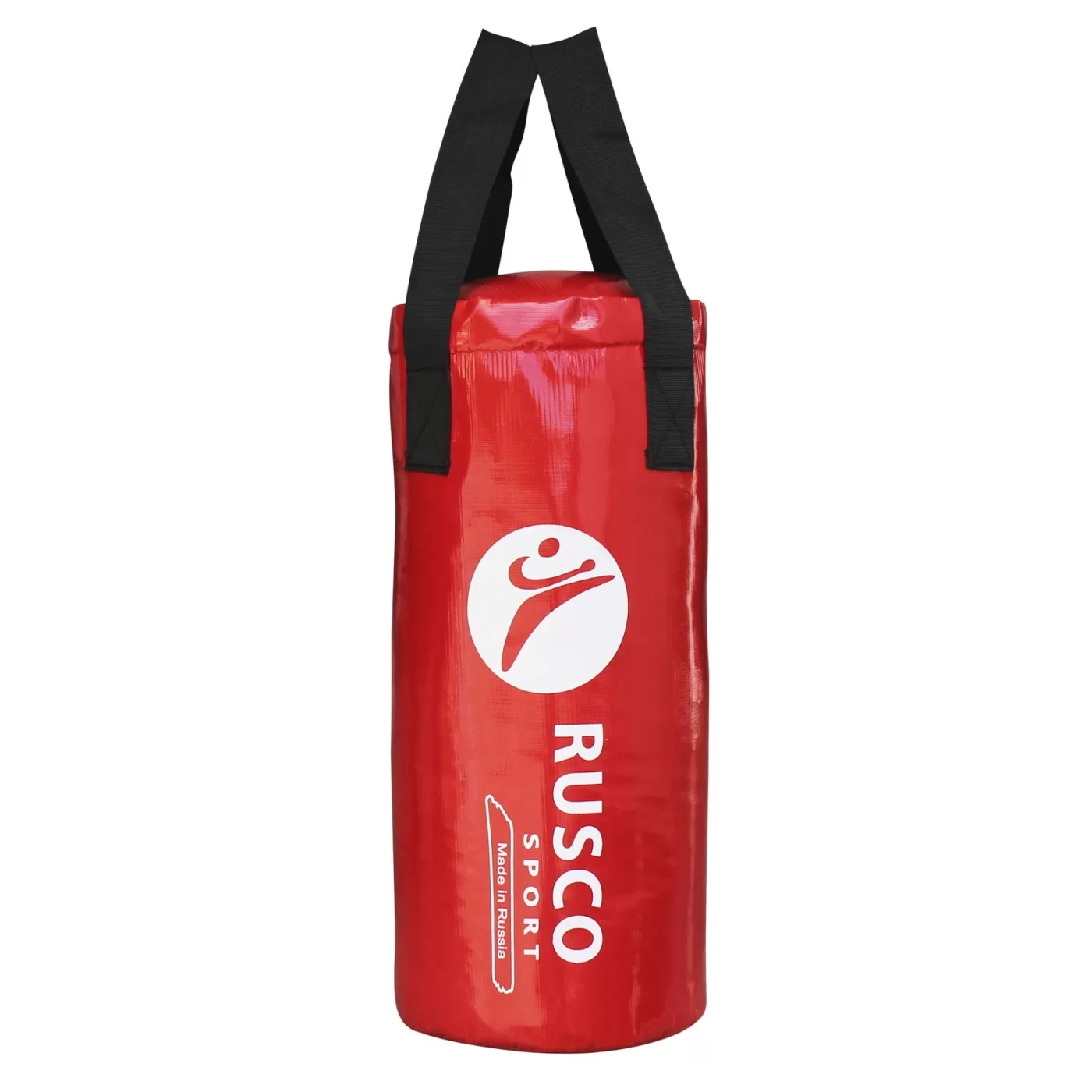 Реальное фото Мешок боксерский RuscoSport 8 кг (+/- 2 кг), 55 см, d-25 см красный 4769 от магазина СпортЕВ