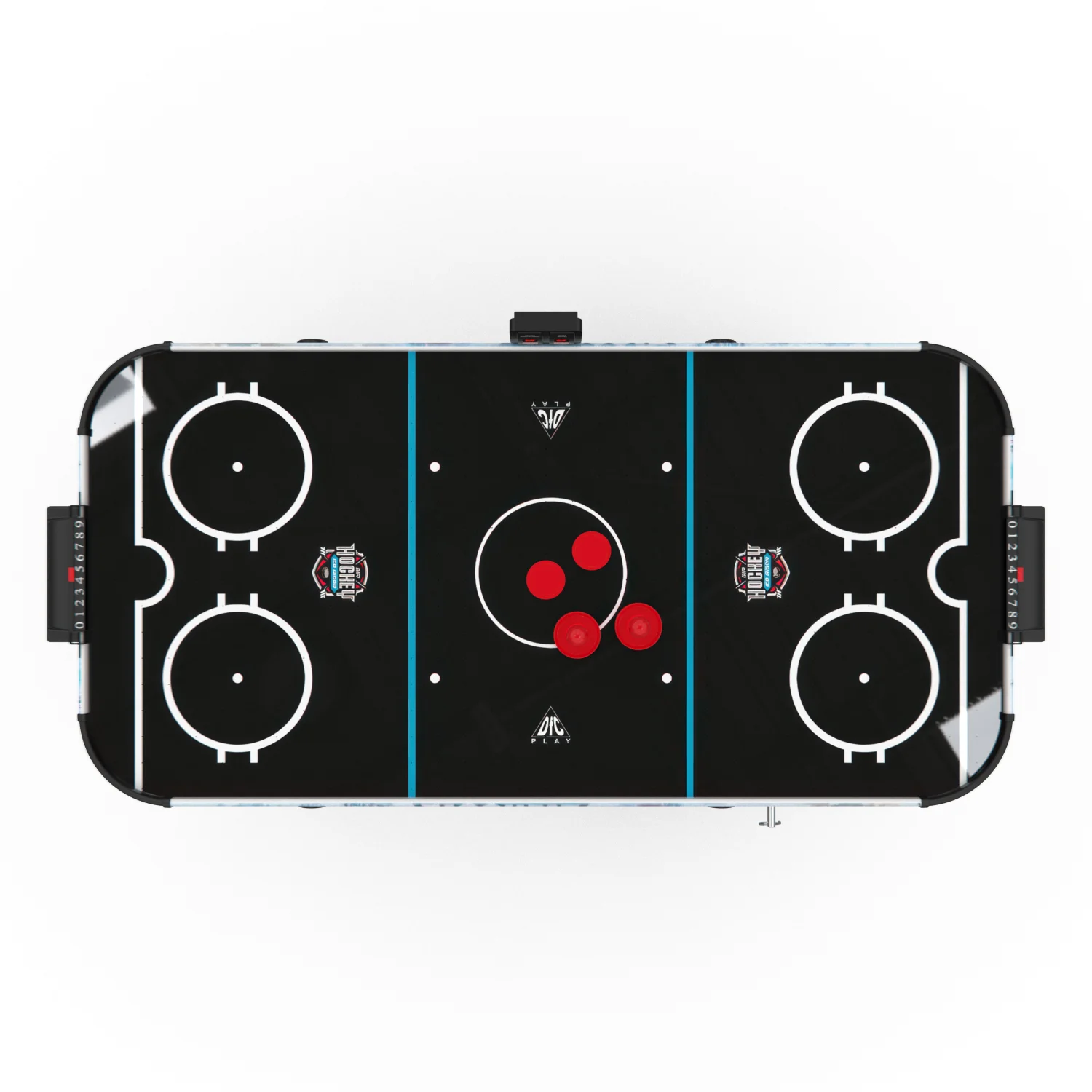 Реальное фото Игровой стол - аэрохоккей DFC ICE RIDER AT-140 от магазина Спортев