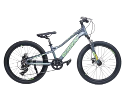 Велосипед BOZGOO Bambino 24" графит/зеленый 30107