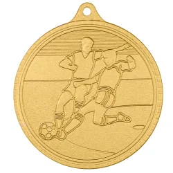 Медаль MZP 685-55/G футбол (D-55мм, s-2 мм)