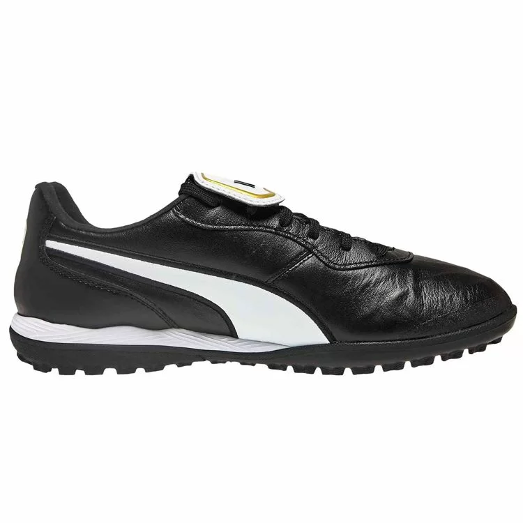 Реальное фото Бутсы Puma King Top turf черный/белый 105734 от магазина Спортев