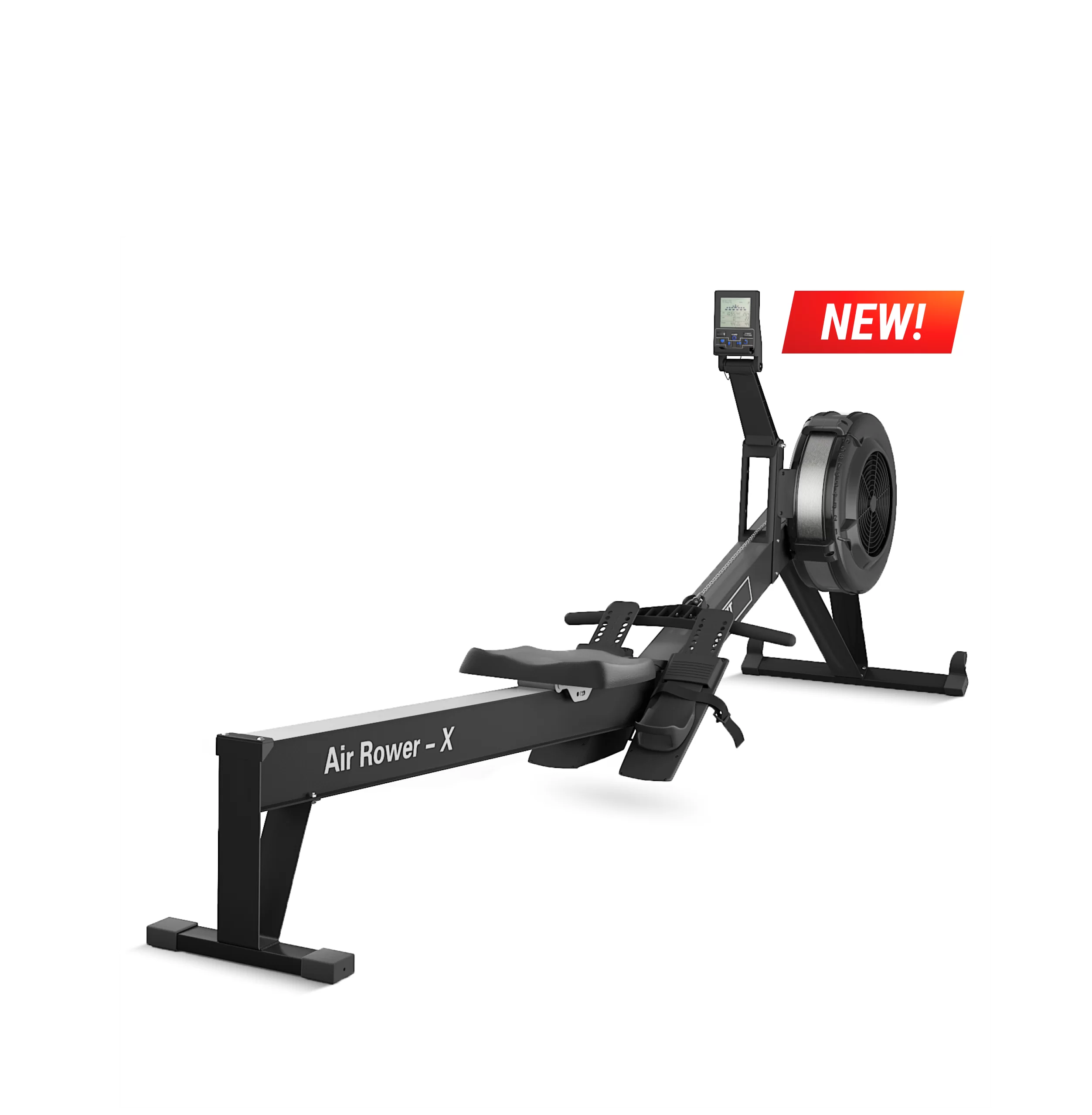 Реальное фото Гребной тренажер UNIX Fit Air Rower-X Black от магазина Спортев
