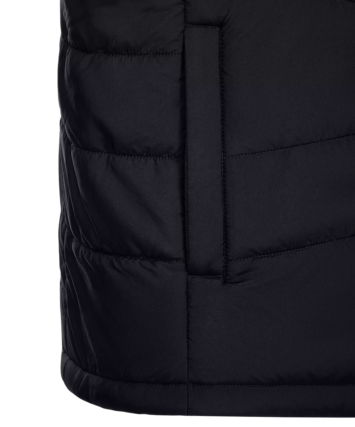 Реальное фото Жилет утепленный ESSENTIAL Padded Vest 2.0, черный, детский Jögel от магазина СпортЕВ