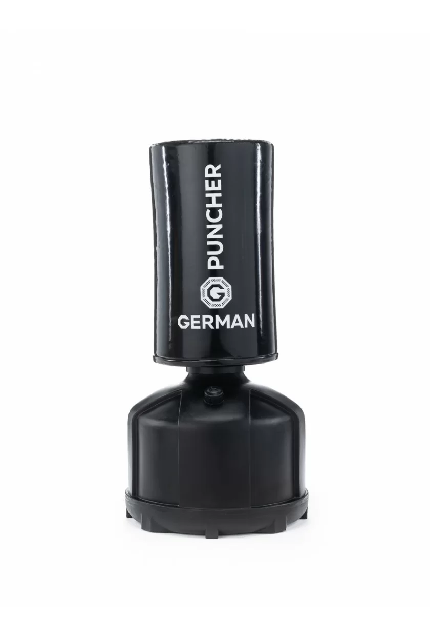 Реальное фото Боксерский мешок водоналивной German Puncher черный от магазина СпортЕВ