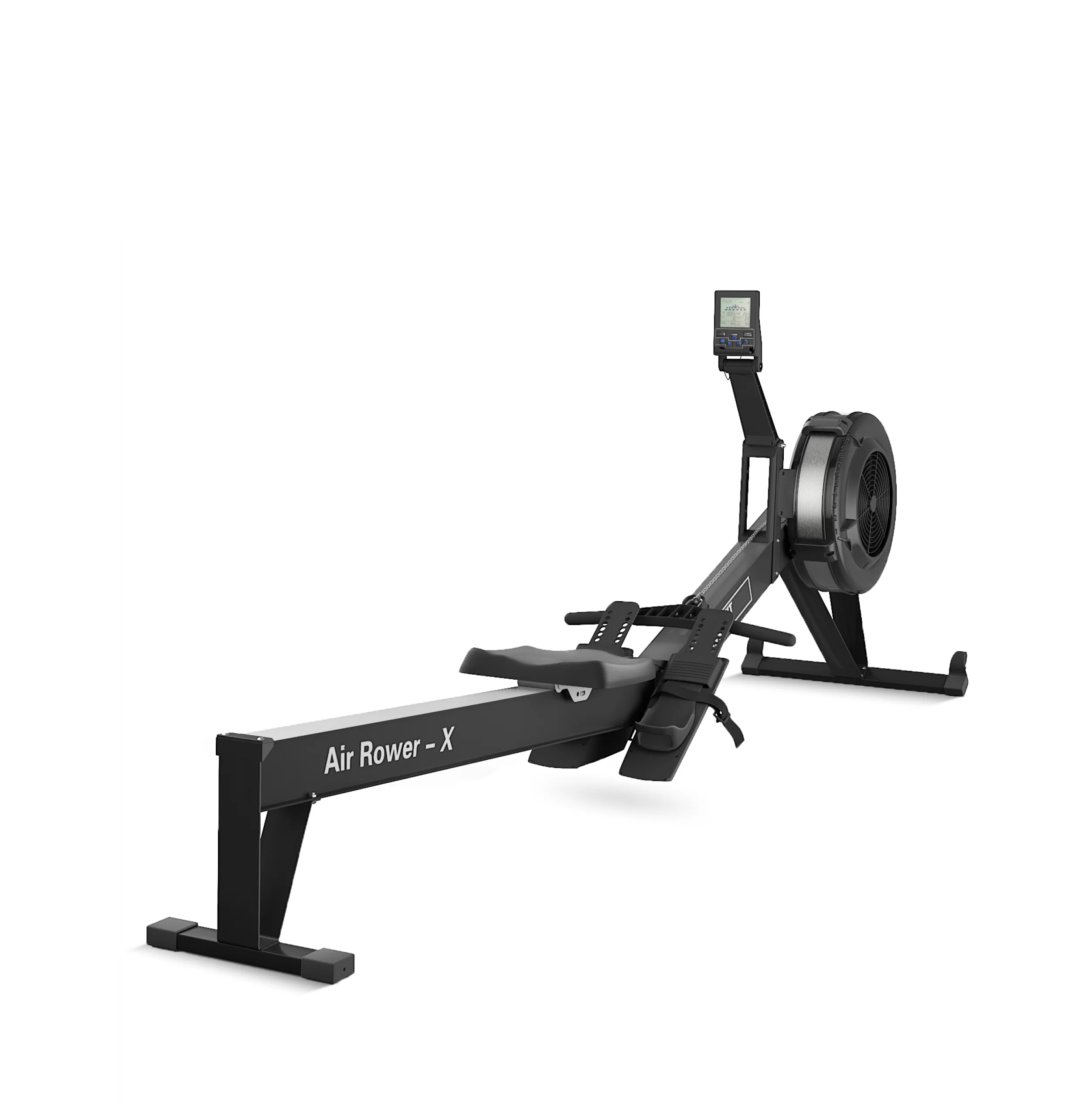 Реальное фото Гребной тренажер UNIX Fit Air Rower-X Black от магазина Спортев