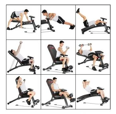 Реальное фото Скамья многофункциональная VictoryFit VF-T21 от магазина Спортев